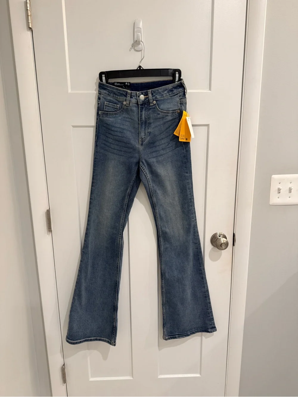 Divided Medium Blue High-Rise Flare Jeans